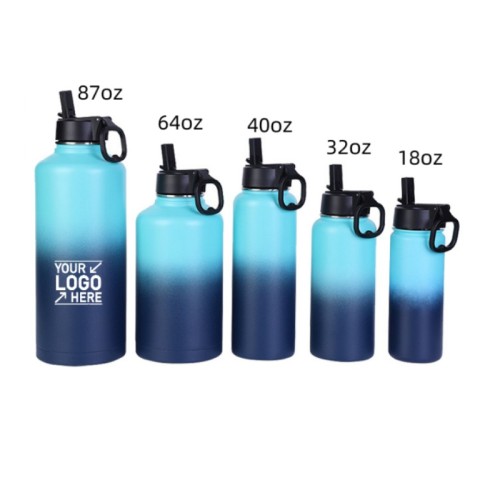 18oz/32oz/40oz/64oz/87oz Sports Large Capacity Water Bottle Vacuum Flask