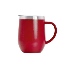 12 oz. Stainless Steel Wine Tumbler with Handle