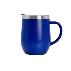 12 oz. Stainless Steel Wine Tumbler with Handle