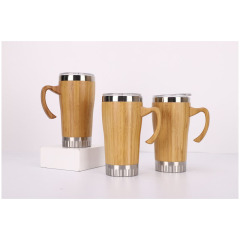 20oz Bamboo Stainless Steel Tumbler