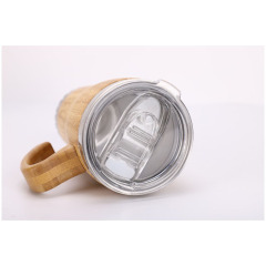 20oz Bamboo Stainless Steel Tumbler