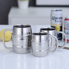 Stainless Steel Moscow Mule Barrel Beer Mug