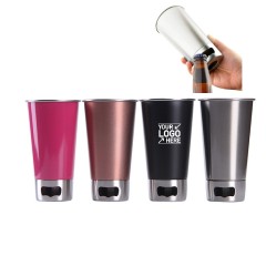 16.66oz Stainless Steel Beer Bottle With Opener