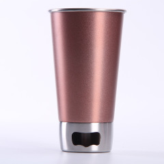 16.66oz Stainless Steel Beer Bottle With Opener