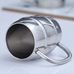 Stainless Steel Moscow Mule Barrel Beer Mug