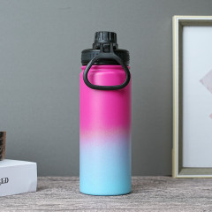 Large Capacity 18oz/22oz/32oz Vacuum Insulated Stainless-Steel Sports Water Bottle