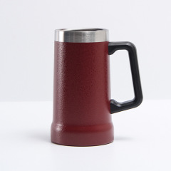 24oz Stainless Steel Big Grip Beer Mug