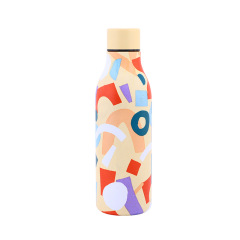 Customized Full Printing Vacuum Insulated Stainless Steel Sports Water Bottle