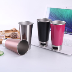 16.66oz Stainless Steel Beer Bottle With Opener