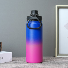 Large Capacity 18oz/22oz/32oz Vacuum Insulated Stainless-Steel Sports Water Bottle