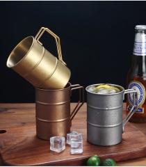 12oz Vintage Stainless Steel Mug/Beer Cup