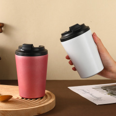 350ml 304 Stainless Steel Coffee Mug with Lid