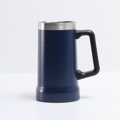 24oz Stainless Steel Big Grip Beer Mug