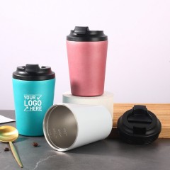 350ml 304 Stainless Steel Coffee Mug with Lid
