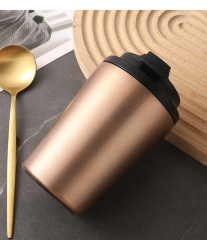 350ml 304 Stainless Steel Coffee Mug with Lid