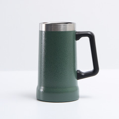 24oz Stainless Steel Big Grip Beer Mug