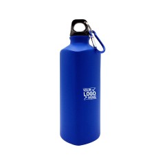640ml Blue Square Aluminum Outdoor Sports Water Bottle