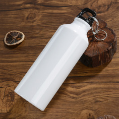 500 ml (17oz.) Aluminum Sports Bottle with Carabineer