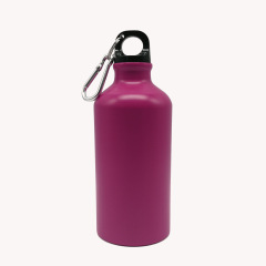 500 ml (17oz.) Aluminum Water Bottle with Carabineer