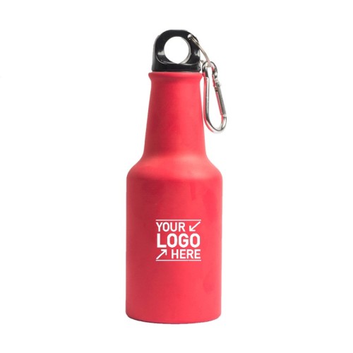 Aluminum Sports Water Bottle w/ Carabiner