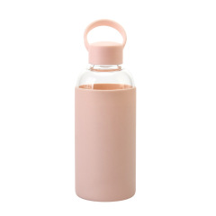 Glass Water Bottle With Silicone Sleeve