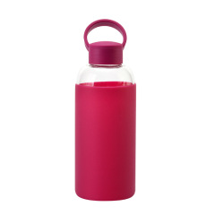 Glass Water Bottle With Silicone Sleeve