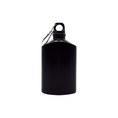 550ml Black/Red Aluminum Outdoor Sports Water Bottle