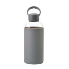 Glass Water Bottle With Silicone Sleeve