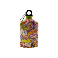 550ml Black/Red Aluminum Outdoor Sports Water Bottle