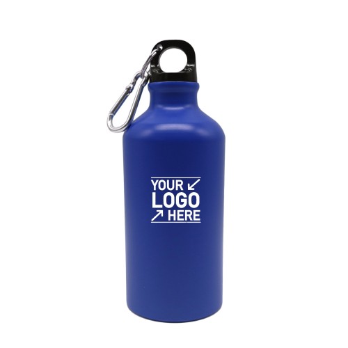 500 ml (17oz.) Aluminum Water Bottle with Carabineer