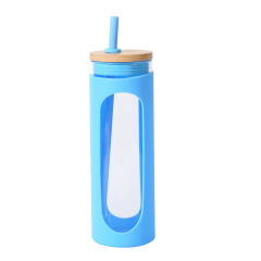 20oz Glass Water Tumble with Straw