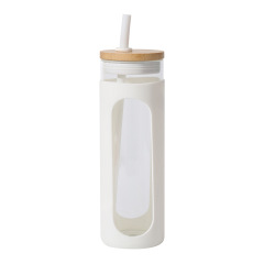 20oz Glass Water Tumble with Straw