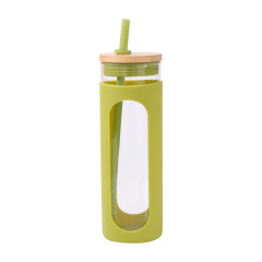 20oz Glass Water Tumble with Straw