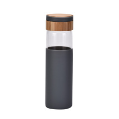 Glass Water Bottle with Silicone Sleeve