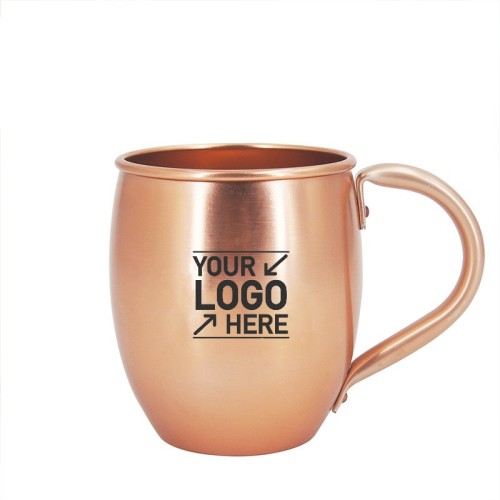 18oz Stainless Steel Copper Coated Beer Mug