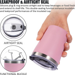 Double Wall Stainless Steel 8.5oz Coffee Mug