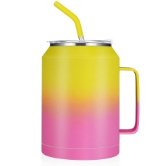 30oz/50oz Stainless Steel Insulated Mug Tumbler with Handle