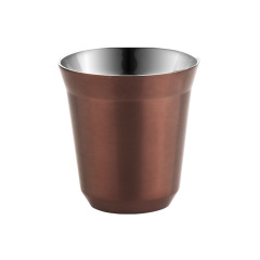 80ml/160ml Mini Double Wall Stainless Steel Coffe Mug