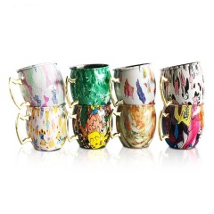 Full Printing Copper Coated Stainless Steel Moscow Mule Cup w/ Handle