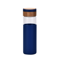 Glass Water Bottle with Silicone Sleeve