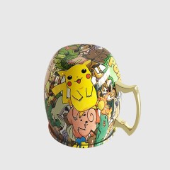 Full Printing Copper Coated Stainless Steel Moscow Mule Cup w/ Handle