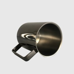500ml Copper Coated Stainless Steel Wine Mug,Beer Mug with Handle