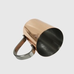 350ml/11.6oz 304 Stainless Steel Copper Plated Wine Mug,Coffee Mug