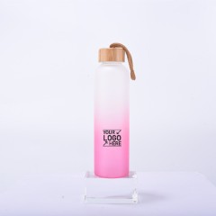 Gradual Color Single Wall Glass Bottle
