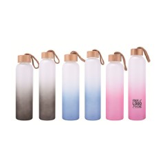Gradual Color Single Wall Glass Bottle