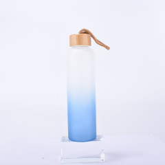 Gradual Color Single Wall Glass Bottle