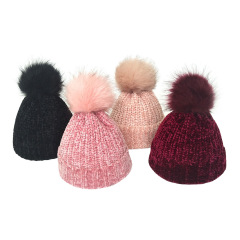 Knitted Bobble Hat