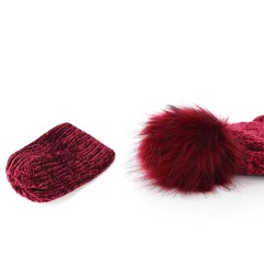 Knitted Bobble Hat