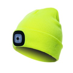 Led Headlamp Cap Winter Lighted Hat Flashlight Gifts