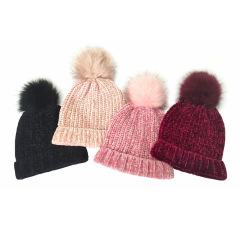 Knitted Bobble Hat